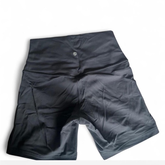 Grey CRZ YOGA ButterLuxe Biker Shorts 6" - High Waisted - Picture 2 of 2